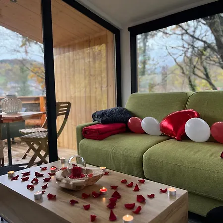 Domaine Des Constellations - Tiny Houses & Bains Nordiques Orbey Exterior photo